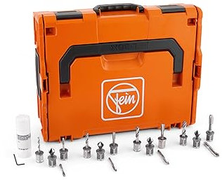 Fein Anwenderset mit Gewindebohrzubehör MACHINERY-SET (Zubehör mit L-Boxx, HSS-Bohrer, inkl. Spiralbohrer, Kegelsenker) 33901680410