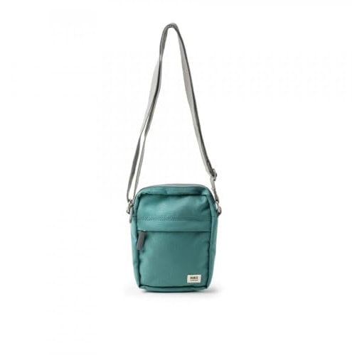 ROKA Bond Small Crossbody Bags for Women & Men - Mobile Phone Bag w/Multi Pockets & Adjustable Strap for Wallet, Cards & Keys - Sage Green