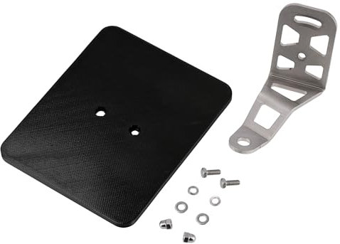 Set: Kennzeichenhalter seitlich, mit Unterlage für Klebekennzeichen