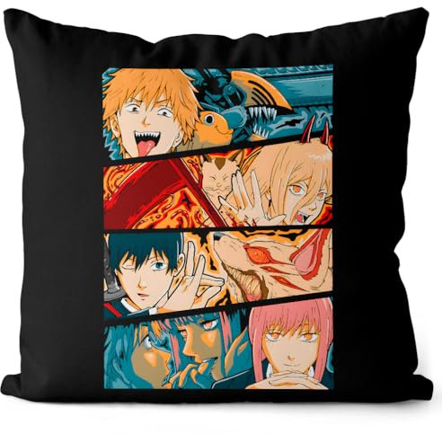 style3 Devil Hunters Kissen mit Füllung 40cm Baumwolle denji Man Anime Manga Cosplay Chainsaw Devil