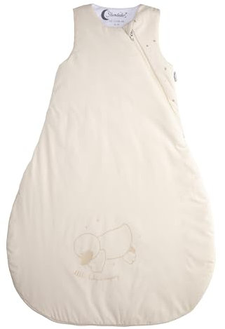 Sterntaler Unisex Baby 80cm Edda Schlafsack, Ecru, 80