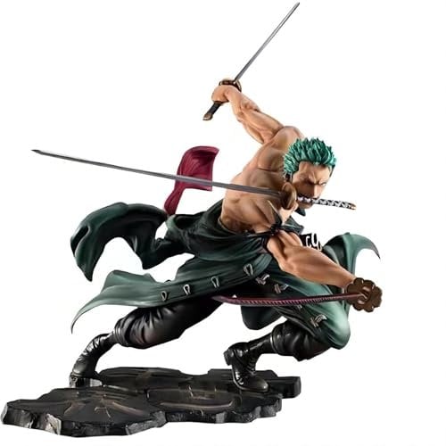 Glurak Zoro Figur, Actionfigur Doll Anime Statue Model, Collectibles Sammlerstück Dekoration Ornamente Sammlung Desktop Puppe -25cm