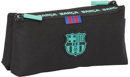 F.C. Barcelona 3. Team: Kulturtasche für Kinder, mit einfachem Reißverschluss, ideal für Kinder verschiedener Altersgruppen, bequem und vielseitig, Qualität und Widerstandsfähigkeit, 22 x 8 x 10 cm,