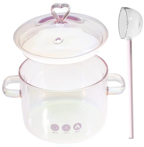 Zerodeko Coperchio Per Pentola in Incluso Pentola Per Cucinare Set Di Pentole in Pentola Per Ramen Ciotola Adatta Microonde Riunioni Di Famiglia