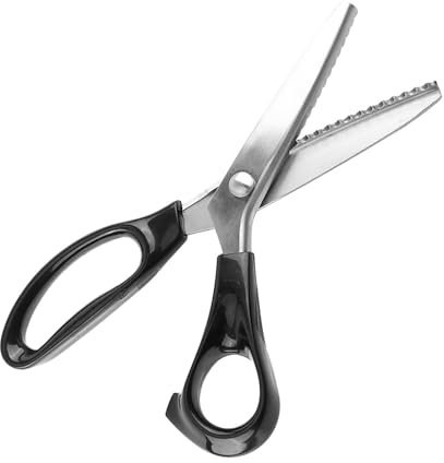 Dekorative Zackenschere für Stoff, Rund, Dreieckige Kantenschere für Stoffkanten-Zackenschere, Schere, Schere (5 mm)