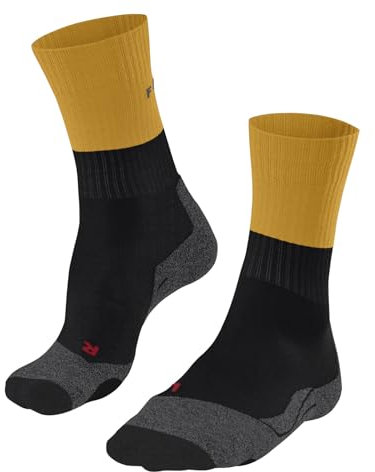 FALKE Herren Wandersocken TK2 Explore M So Wolle Funktionsmaterial antiblasen dick 1 Paar, Schwarz Black 3001-O, 42-43