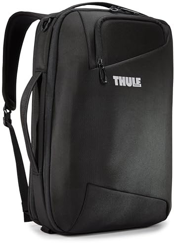 Thule Accent 17L Convertible Backpack - Fits 16 MacBook & 10.5 Tablet - Rigid Interior Pocket - Easily Switch Between Backpack and Briefcase - Quick Access to Internal Storage