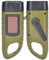 AT5503 ABS Kunststoff Handkurbel Solar Notfall Taschenlampe LED Tragbare für Clim Cam Leben Notfall Taschenlampe Ist überleben Taschenlampe (OD Grün)