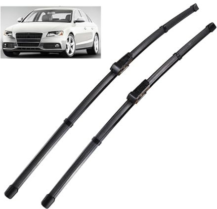 LZLMCCLM 24+20 Scheibenwischer Frontscheibe für Audi A4 B8 B9 Allroad 2008-2023, Frontscheibenwischer Wischerblätter Wischer Scheibenwischerblätter Auto Zubehör