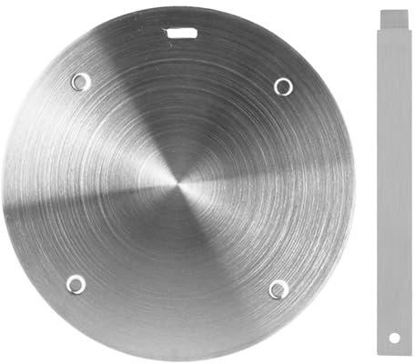 GEMMAHW Adaptateur Induction 24cm, Disque Plaque pour Induction Adaptateur, Diffusion de Chaleur en Acier, Adaptateur Plaque Induction pour Moka Cafetières