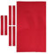 KUGGKKTP Billardtisch Filz 9 Fuß Billardtisch, Filz-Billardtuchtisch, Dehnbare Tischdecke(Red)