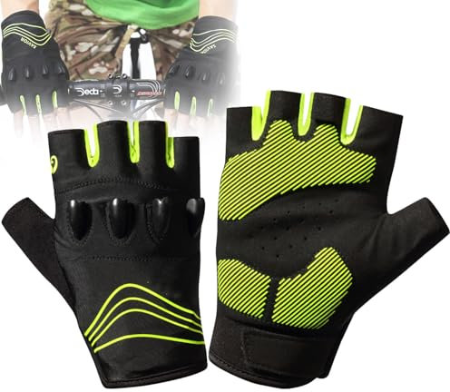 MTTXY LED Flashlight Gloves, Hands Free Flashlight Gloves, Led Outdoor Gloves with 4 LEDs Stocking for Running, Walking, Fishing Riding, Outdoor Sports,M