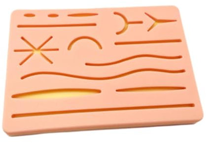 Colcolo Nähte Pad Silicon Haut Realisches Trainingsinstrument Chirurgischer Nähen Praxis Hautmodell