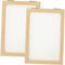 KOCKSHION 2 Stück Holzrahmen für Papierherstellung DIY Bastelset Kiefer für Material für Papierschöpfung und Kreative Projekte und Leicht zu Reinigen