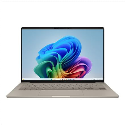 ASUS Zenbook 14 OLED Laptop / 14 WUXGA OLED/Qualcomm Snapdragon X Plus 8-Cores/Qualcomm Snapdragon X Plus Adreno Graphic / 16GB LPDDR5 2TB SSD/Backlit KB Thunderbolt 4 WiFi 6E / Win11 Pro