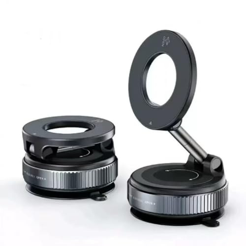 Douer Soporte Magnético para Móvil en el Coche, Ventosa Potente, Rotación 360°, Compatible con iPhone y Otros Teléfonos Inteligentes