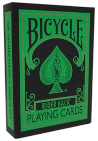 MAGICAPLANET Bicycle Reverse (Grün & Schwarz)
