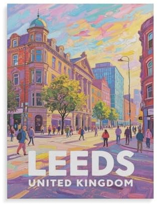 Jigsaw Puzzle 1000 Pieces for Adults，Leeds United Kingdom，Unique Suitable for Teenagers and Adults, Home Decoration（50x70cm）-HN85