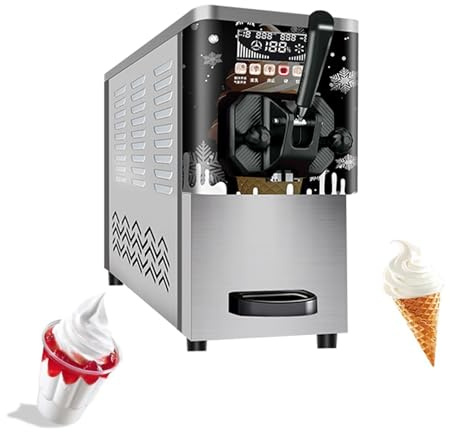 Macchina per il gelato Macchina for gelato commerciale Cono for soft a testa singola completamente automatica