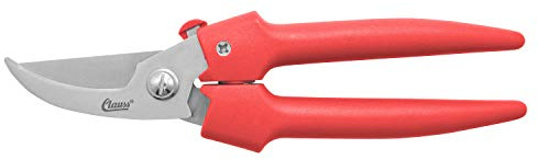 Clauss 20053 19 cm Stahl Bypass Gartenschere – Rot