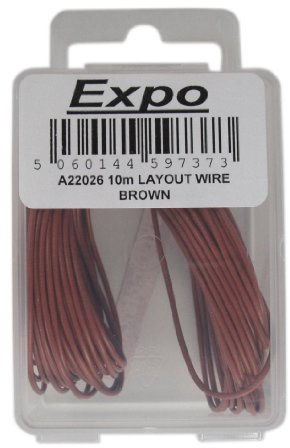 Expo 10m Railway Layout Wire Brown # A22026