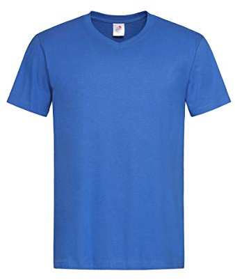Stedman Classic V-Neck Mens Cotton Plain T-Shirt - S-XXL