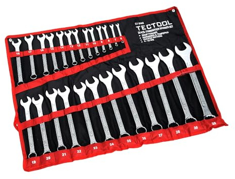 Neilsen CT0088 25pc Combination Spanner Set Drop Forged 6-32mm Sizes Combination Spanners Set