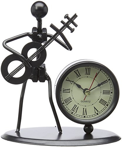 Gewa 980712 Sculpture avec horloge Motif Basses