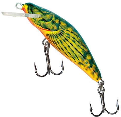 Salmo Bullhead Wobbler, Farben:Hot Bullhead, Länge/Gewicht/Laufverhalten/Tauchtiefe:6cm / 8g / sinkend / 1.5-2.5m