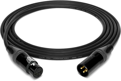 Mogami 2534 Neglex Cable micrófono balanceado | Neutrik XLR hembra - XLR macho | HiFi 3,0 m