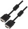 CABLE AISENS SVGA CON FERRITA CONECTORES TIPO D-SUB HDB15 MACHO DOBLE APANTALLADO 25M NEGRO A113-0077