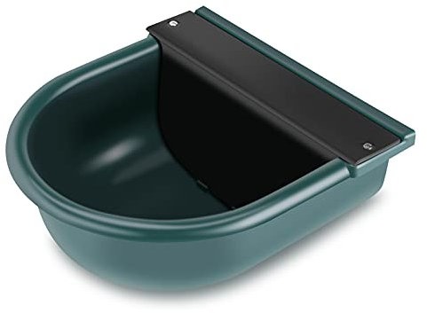 Flotador automático de agua para ganado, práctico recipiente grande de 4 L con válvula de flotación para agua, duradero y saludable PP + material de cobre, cuenco para beber ganado, perro, etc.