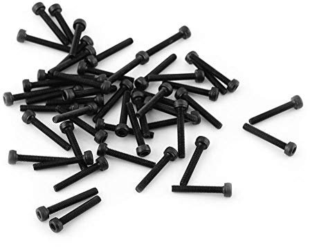 M3 Set di Viti a Testa Cilindrica Esagono Incassato Nero Chiusura in Lega di Acciaio al Carbonio di Grado 12,9 Accessorio per Strumento di Riparazione (M3*20mm 50 pcs/pack)
