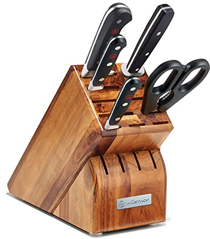 WÜSTHOF Klassisches 6-teiliges Messerblock-Set