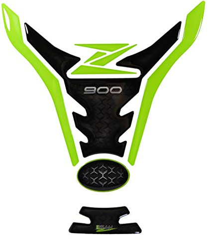 BIKE-label Tankpad 3D verde moto adesivo compatibile per Kawasaki Z900 X502922VA