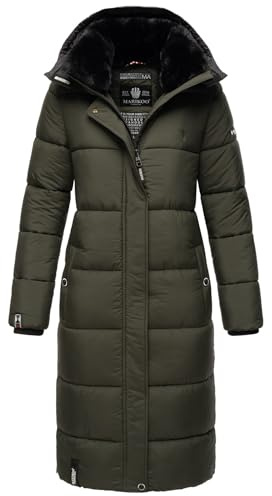 MARIKOO Damen Winter Steppjacke Lang B936