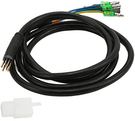 Keenso Motor Convert Extension Cable, 130cm 9 Pin Convert Extension Cable for Electric Bike, Waterproof Electric Bicycle Modification Accessory