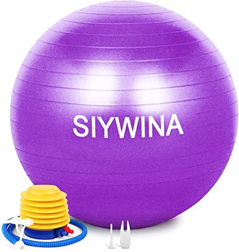 SIYWINA Gymnastikball Sitzball Dicker Anti-Burst Schwange