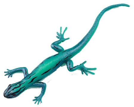 Blue Ocean Geckos Planet Wow Sammelfiguren – Gecko Nr 18 – Türkisblauer Zwergtaggecko