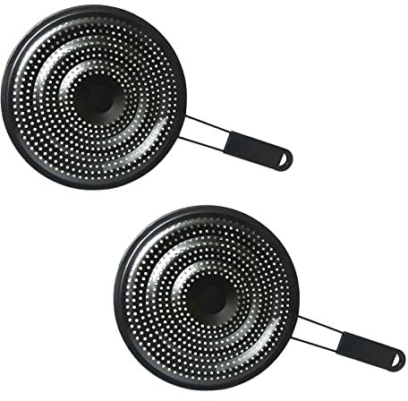PNJB, Ring Pan Mat Hob Tagine Heat Diffuser for Induction Cooktop Adapter Plate, Flame Reducer Ring for Gas Stove, Glass Cooktop Converter Flame Guard (2 Pcs)