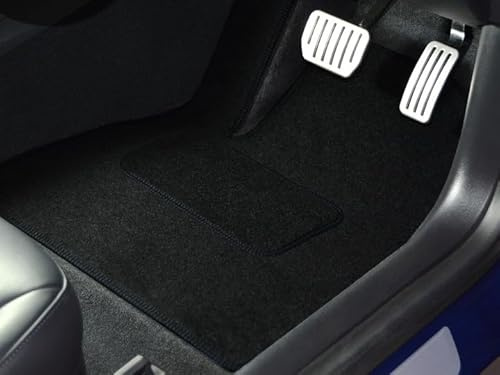 Passgenaues Automatten-Set, kompatibel/Ersatz für Toyota Avensis (2003–2009), Veloursteppichmatten, mit Fersenpolster, rutschfest