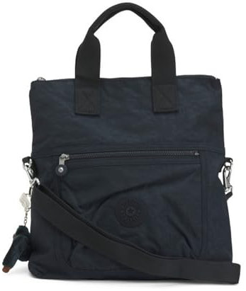 Kipling Eleva Damen-Umhängetasche, True Blue, 31 x 33 x 12 cm (L x H x T), Echtes Blau, 12.25L X 13H X 4.75D