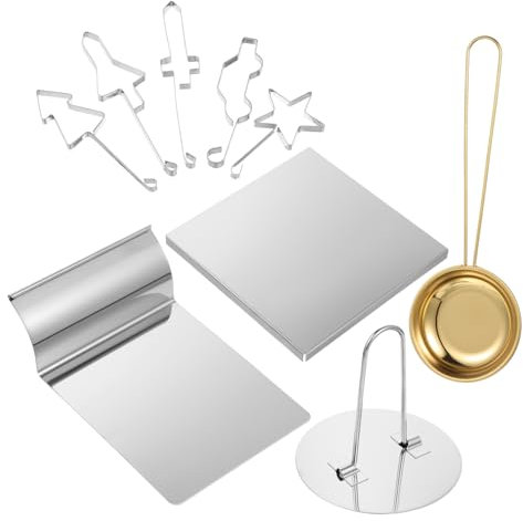 OKUMEYR Strumenti Per Creazione Biscotti Coreani Stampi Per Caramelle Forme Diverse Come Alberi Stelle e Aerei Accessori Per Giochi Nido d Kit Completo Per Feste e Riunioni