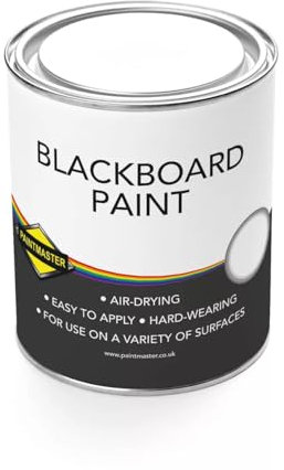 Versatile Blackboard Paint Smooth Professional Finish for Concrete Metal and Wood Indoor and Outdoor Use Easy Application Durable Surface Protection (Blackboard Paint Black 5L)