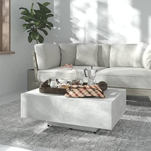 Générique Table Basse Gris béton 85x55x31 cm Aggloméré,Meubles,Tables,Tables Basses et Tables d'appoint,Tables Basses,Gris,40.01 LB,803384