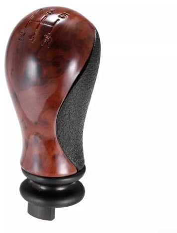 Yuanpgky Pomo de palanca de cambios manual, 5 velocidades, grano de madera, palanca de cambios Handball C5 01-08, repuesto para Xsara para Picasso 99-08