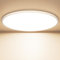 OUILA LED Deckenleuchte Flach Rund - Ø50CM Deckenlampe LED 48W 4000K 4800LM IP44 Wasserdichte Badezimmer Lampe, Küchenlampe Deckenleuchte Neutralweiß für Küche Bad Schlafzimmer Flur Keller