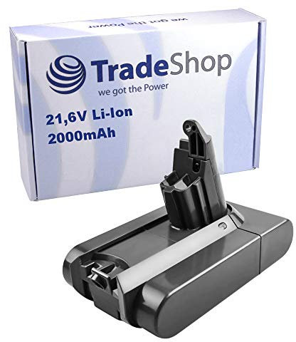 Trade-Shop Batterie Li-ion 21,6 V / 2000 mAh compatible avec Dyson V6 Animalpro, V6 Baby+Child, V6 Animal, V6 Absolute Home Cleaner