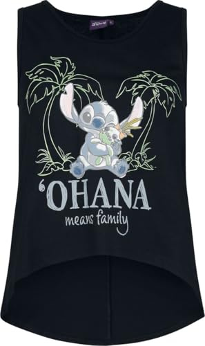 Lilo & Stitch Stitch Frauen Tank-Top schwarz