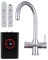 Yamataro 4 in 1 Boiling Water Tap Boiling, Filtered Cold, Main Hot & Cold Instant Hot Water Tap with Boiler Unit and Filter Temperature Adjustable WRAS Approved